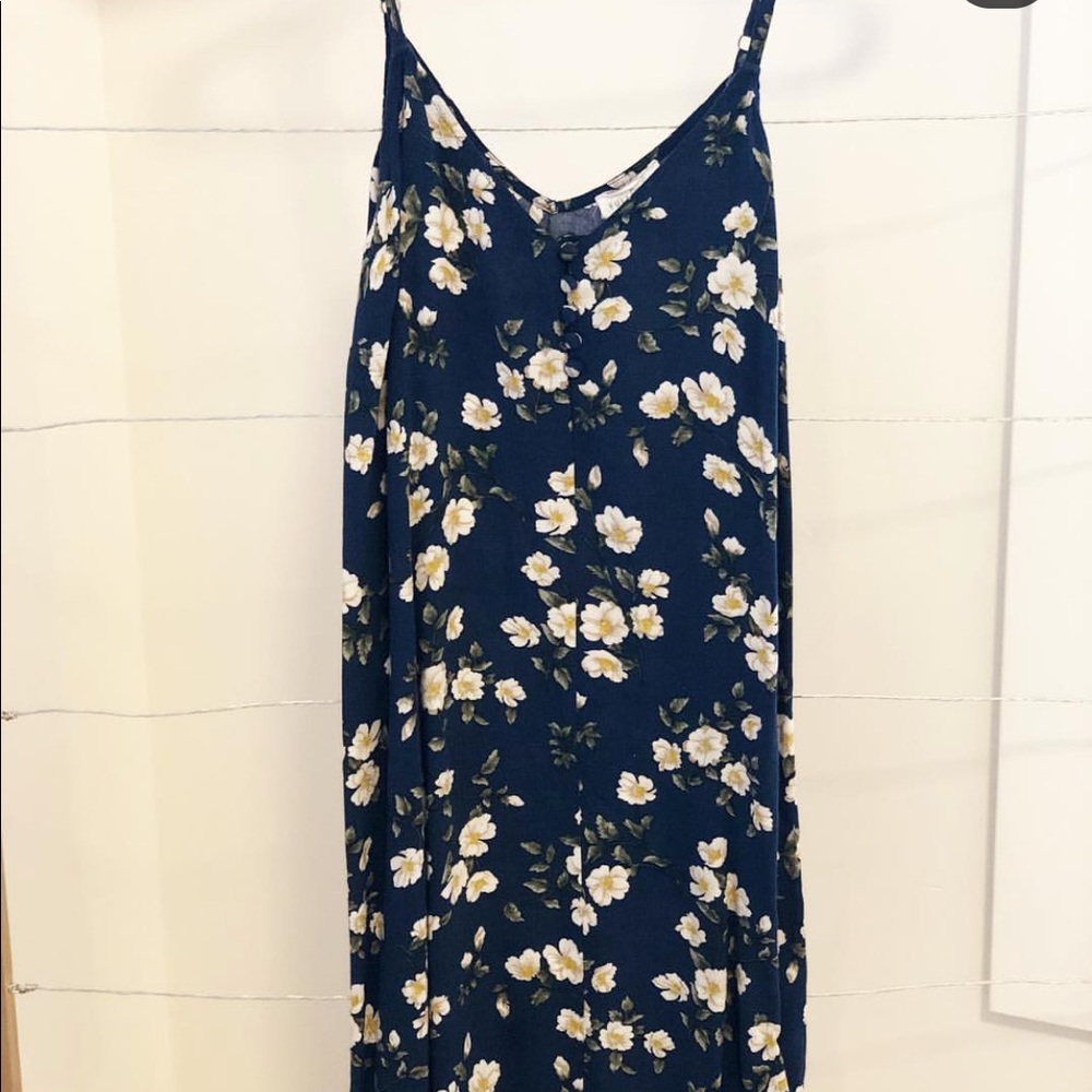 Navy Floral Sundress